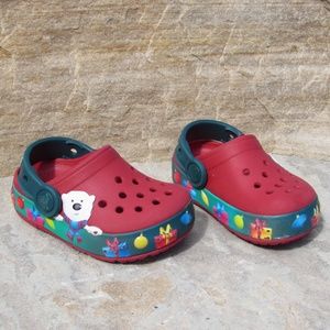 Crocs Unisex Child Classic Clog C6 Christmas Light Up